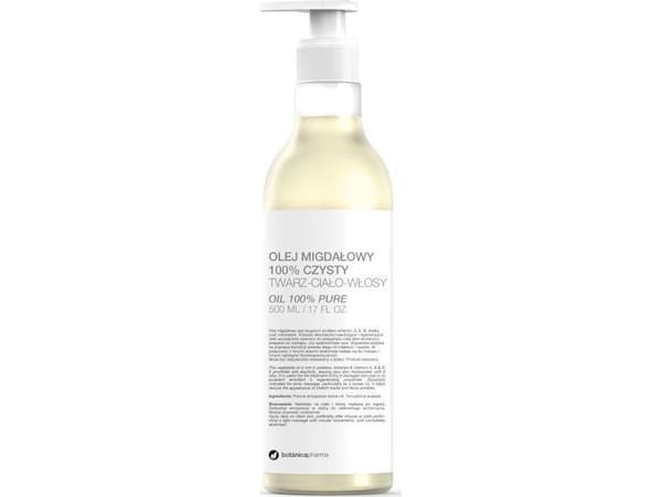 BOTANICAPHARMA_Almond pure oil for face, body and hair pump 500ml