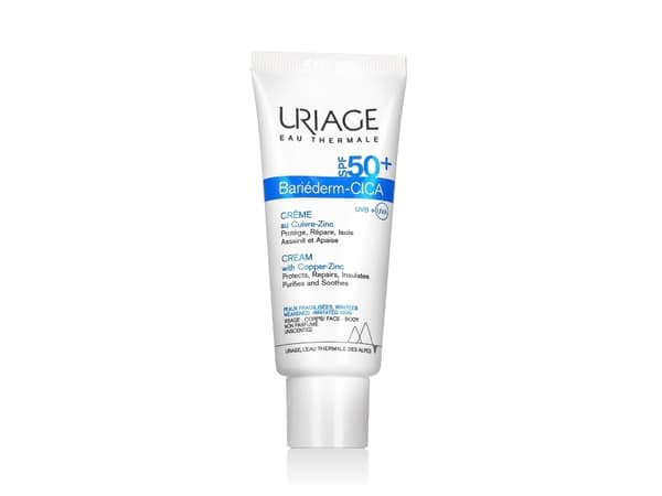 Uriage Bariederm Cica Creme SPF50 Creme VerzwakteGeirriteerde Huid 40ml