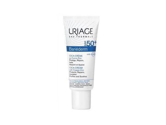 Uriage Bariederm Cica Creme SPF50 Creme VerzwakteGeirriteerde Huid 40ml