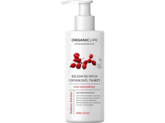 Organic Life Face cleansing and make-up remover lotion - Redness Solution