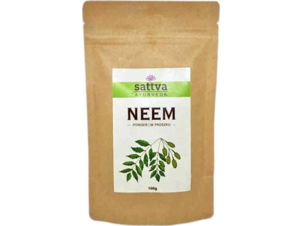 Sattva Neem urtemaske for hår og ansikt 100g