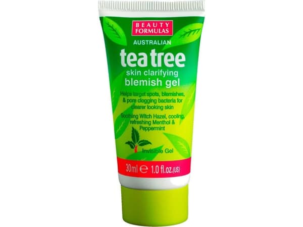 BEAUTY FORMULAS_Tea Tree Skin Clarifying Blemish Gel spot treatment 30ml