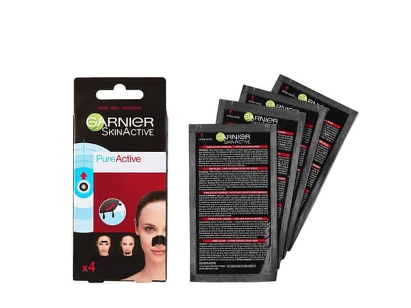 GARNIER_Skin Naturals anti-blackhead patches with activated charcoal 4pcs