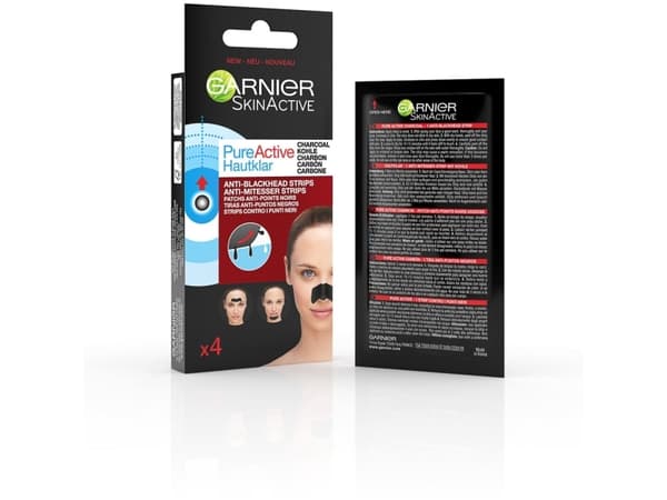 GARNIER_Skin Naturals anti-blackhead patches with activated charcoal 4pcs