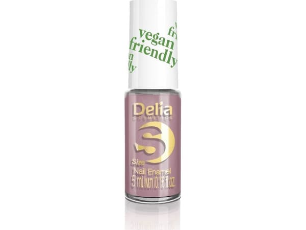 Delia Cosmetics Vegan Friendly nail enamel Size S No 210 Dusty Rose 5ml