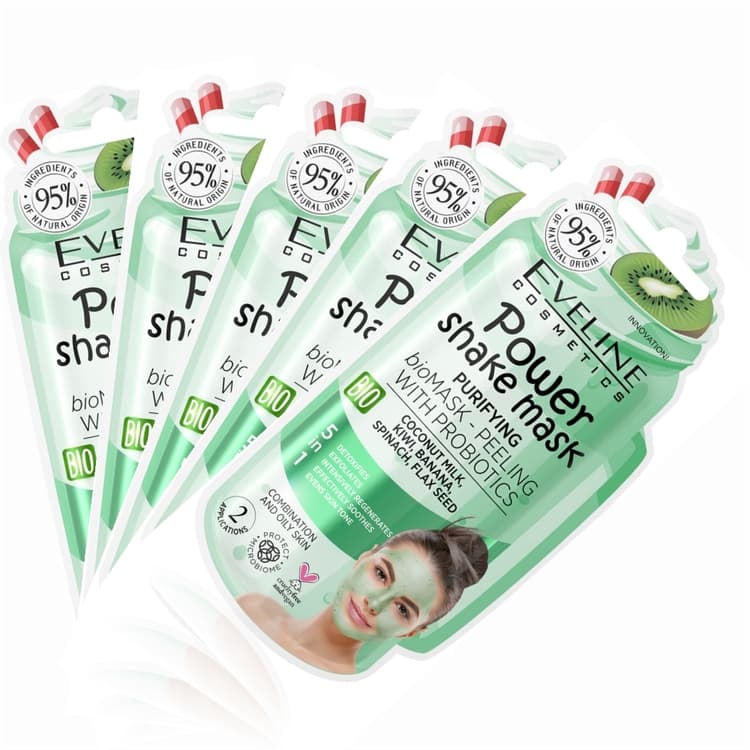 5st*10ml Power Shake Purifying Mask-Peeling With Probiotics