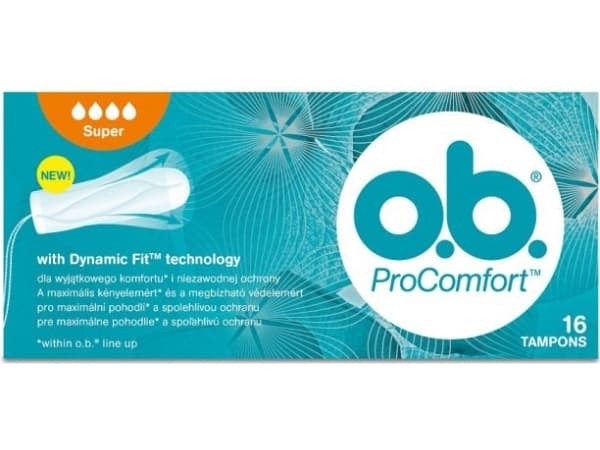 O.B.ProComfort Super comfortable tampons 1op.-16pcs