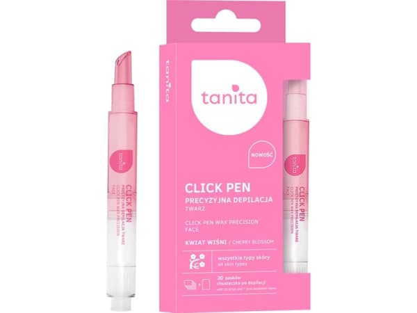 Tanita Click Pen Applikator med voks for presis ansiktsfjerning Cherry Blossom 3,6ml