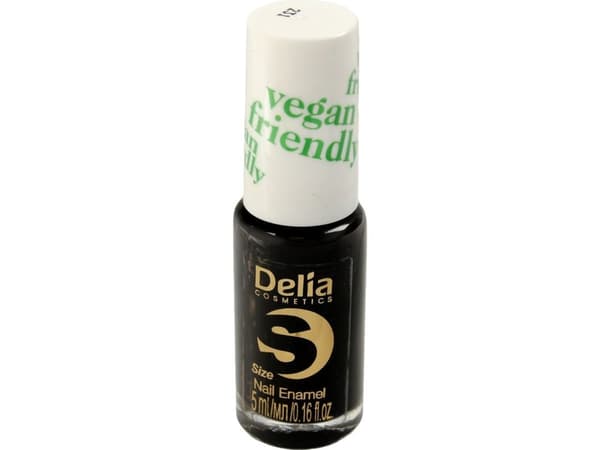 Delia Cosmetics Vegan Friendly nail enamel Size S No. 231 Black Orchid 5ml