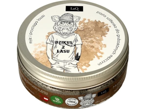 LAQ_Wash Scrab Wild from the Forest sugar washing scrub with activated charcoal 200ml