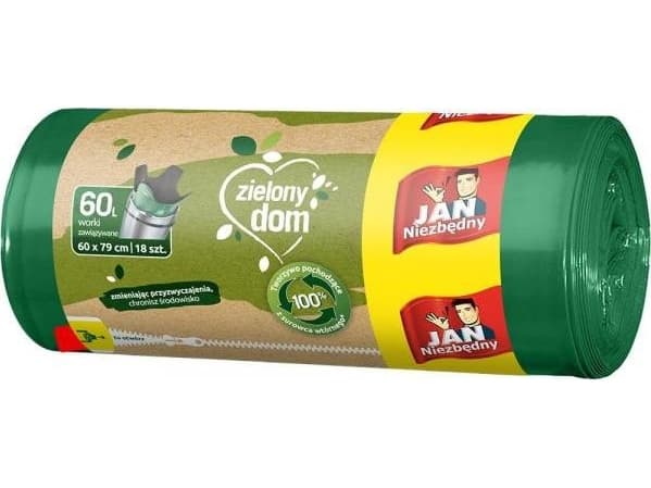 Sarantis Jan Niezbędny Green House Kirjoitetut pussit LD 60L 1op.-18kpl