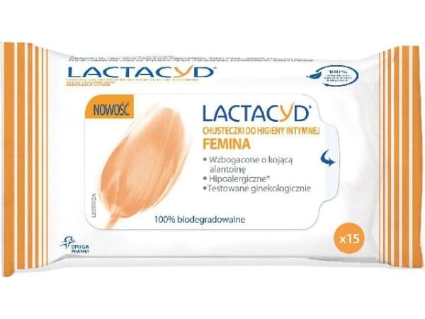 LACTACYD Femina wipes 15pcs&amp