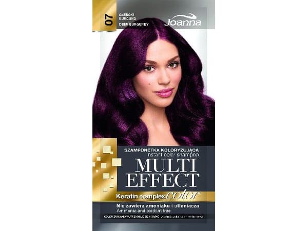 JOANNA MULTI Keratin Shampoo 07 Deep Burgundy