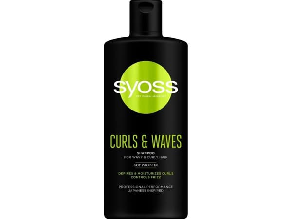Syoss Curl Me Shampoo fuktighetsgivende sjampo for krøllete og bølgete hår 440ml