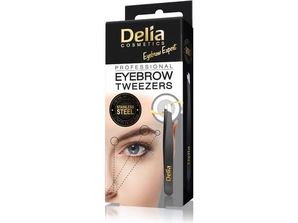 Delia Cosmetics Eyebrow Expert Eyebrow Tweezer 1pc
