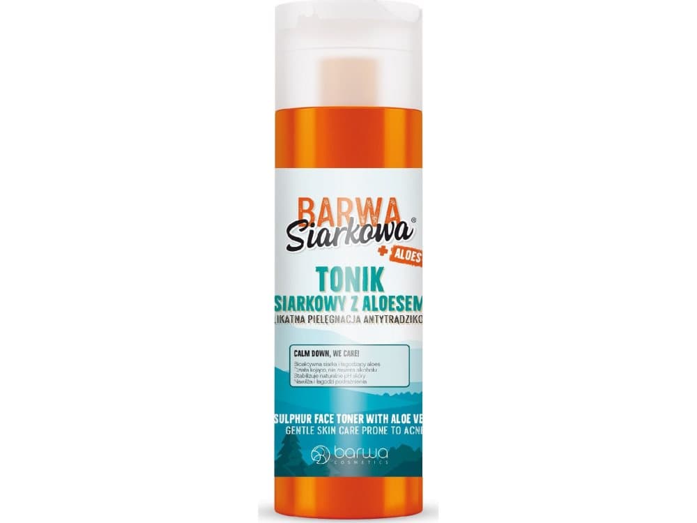 BARWA_Siarkowa Sulfuric Face Toner With Aloe Vera Aloe Sulfur Tonic 200ml