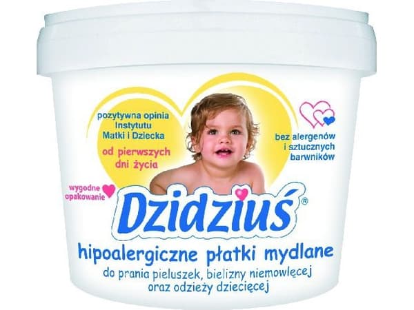 DZIDZIUŚ_Hypoallergene såpeflak for vask av baby- og barneundertøy 400g