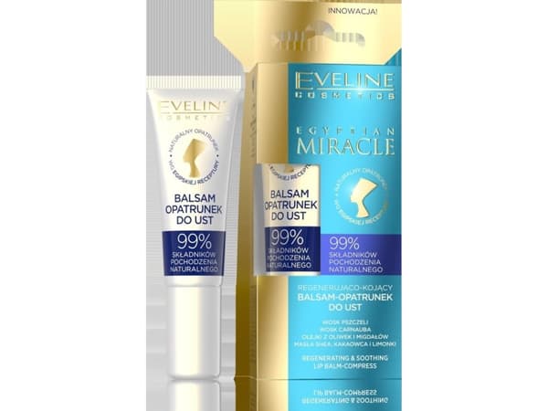 Eveline Egyptian Miracle Regenerating & Soothing Lip Balm-Compress 12 ml