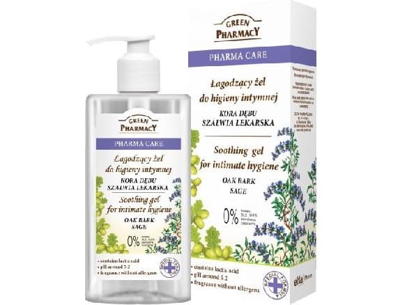 ELFA Care gel/intim Sooth. Eikebark, salvie