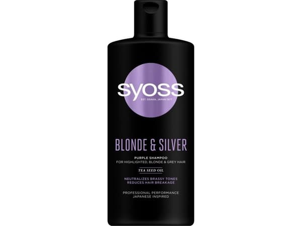 SYOSS_Blonde &amp; Silver Shampoo hair shampoo to neutralize yellow tones 440ml