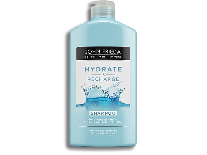 JOHN FRIEDA Hydrate & Recharge, Kvinner, Sjampo, Tørt hår, Alle farger, 250 ml, Fuktighets krem