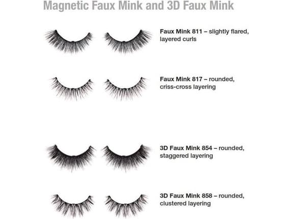 Magnetic Lashes Faux Mink 817 (W, 1 pcs)