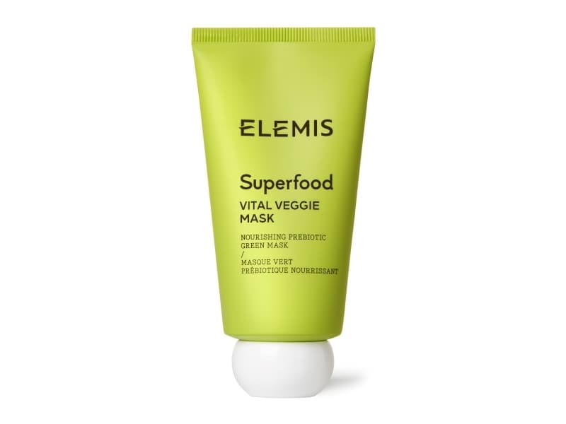 Elemis Superfood Vital Veggie Mask, Hydrerende maske, Unisex, Alle hudtyper, Lysnende, Fuktighetsgivende, Nærende, Kremhvit, Rør