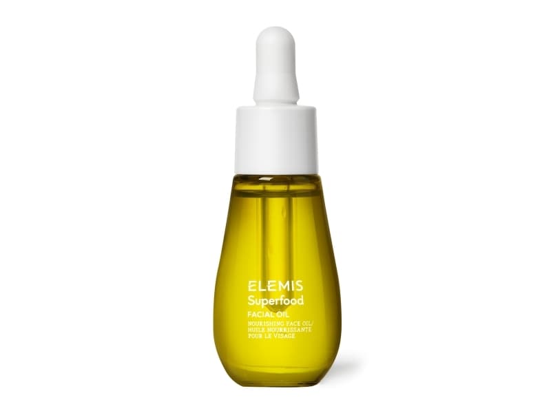 Elemis Superfood Facial Oil, Kvinner, Fuktighetsgivende, Nærende, Utjevning, 1 stykker, Drypp flaske, Prunus Amygdalus Dulcis (Sweet Almond) Oil, Cap