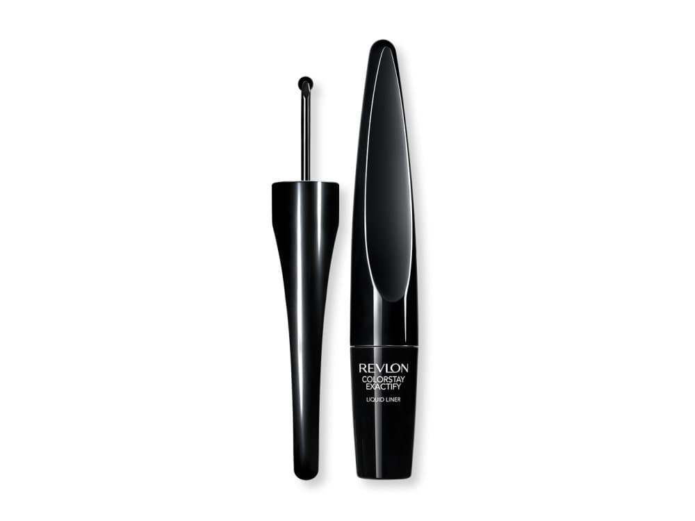 Revlon Exactify Liquid, Vätska, Intense Black, Burk, 24 h, To apply our smudge-free, waterproof eyeliner, shake well and start from the inner corner