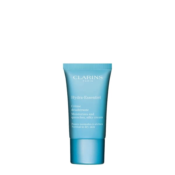 CLARINS HYDRA ESSENTIEL MOISTURIZES AND QUENCHES SILKY CREAM NORMAL TO DRY SKIN 15ML