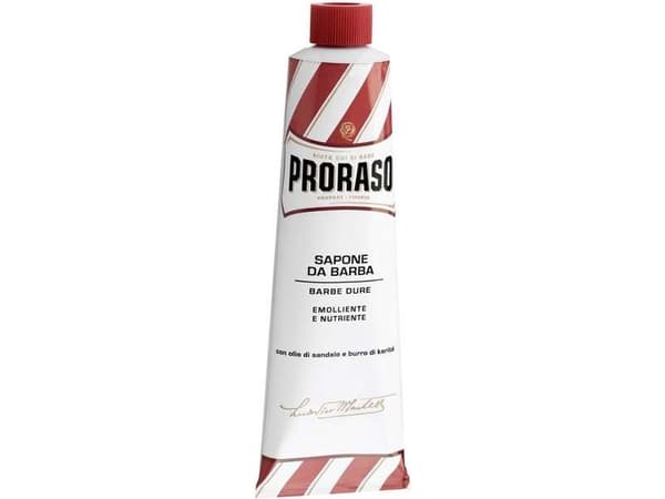 Proraso Proraso Red Soap for shaving hard facial hair in a comfortable 150 ml tube