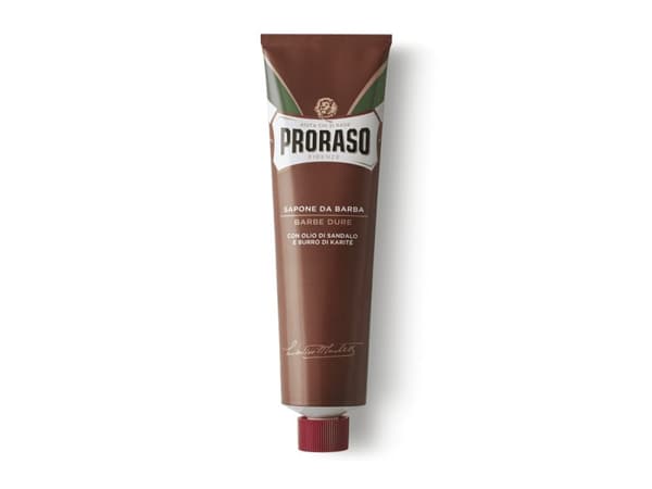 Proraso Proraso Red Soap for shaving hard facial hair in a comfortable 150 ml tube