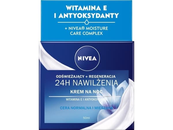 Nivea 24H Hydration + Regeneration Moisturizing Night Cream-normal and combination skin 50ml