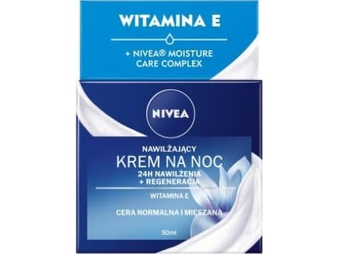 Nivea 24H Hydration + Regeneration Moisturizing Night Cream-normal and combination skin 50ml