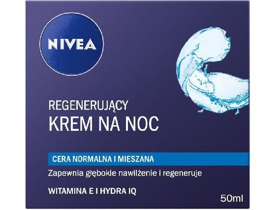 Nivea 24H Hydration + Regeneration Moisturizing Night Cream-normal and combination skin 50ml