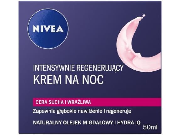 Nivea natcreme regenererende for tørr hud 50ml