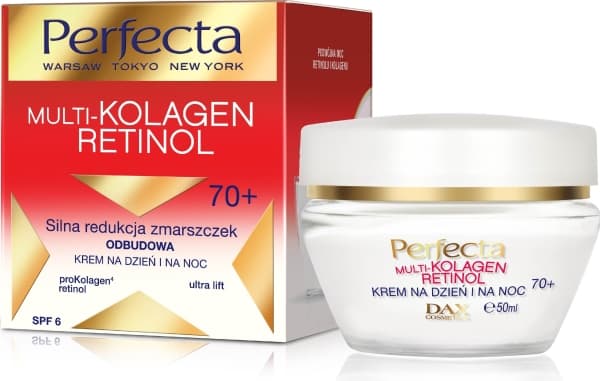 Perfecta Multi-Kolagen Retinol 70+ Wrinkle Reducing Restorative Day and Night Cream 50ml