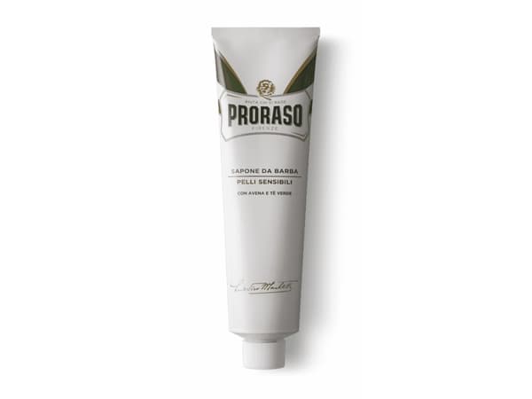 Proraso Proraso Proraso Valkoinen parranajosaippua herkälle iholle tarkoitetussa kätevässä tuubissa 150 ml