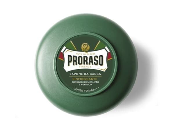 Proraso Proraso Green Barbersåpe i plastdigel med fuktighetsgivende og beskyttende effekt 150 ml