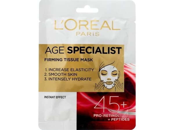 Loreal Age Specialist 45+ oppstrammende stoffmaske 30g