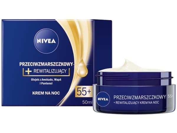 Nivea Anti-wrinkle Revitalizing Night Cream 55+ 50ml
