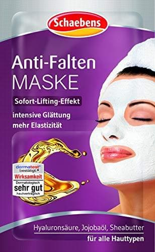 Anti-Rynk Ansiktsmask med Jojobaolja, Hyaluronsyra och Shea. 2st. x 2 x 5 ml