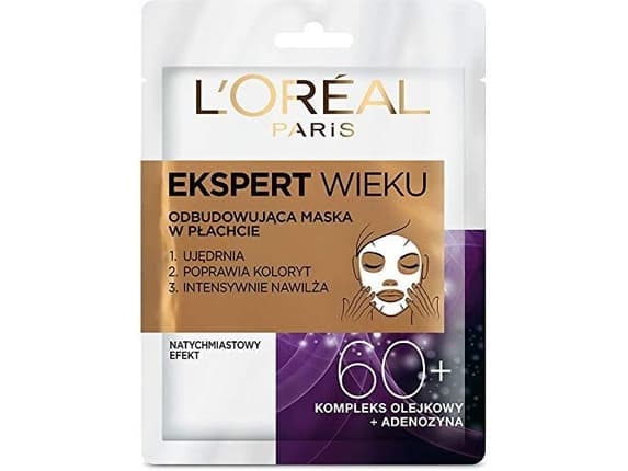 Loreal Age Specialist 55+ Rebuilding Fabric Mask 30g