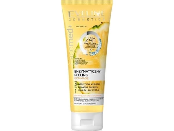 EVELINE_Facemed+ entymatic scrub kuivalle, herkälle ja verisuonten läpäisemättömälle iholle Gommage 50ml