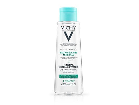 Vichy Pureté Thermale Micellar Water for Combination to Oily Skin, Aqua, Glycerin, Alcohol Denat., Propanediol, Bht, Sodium Cocoamphoacetate, Salicyl