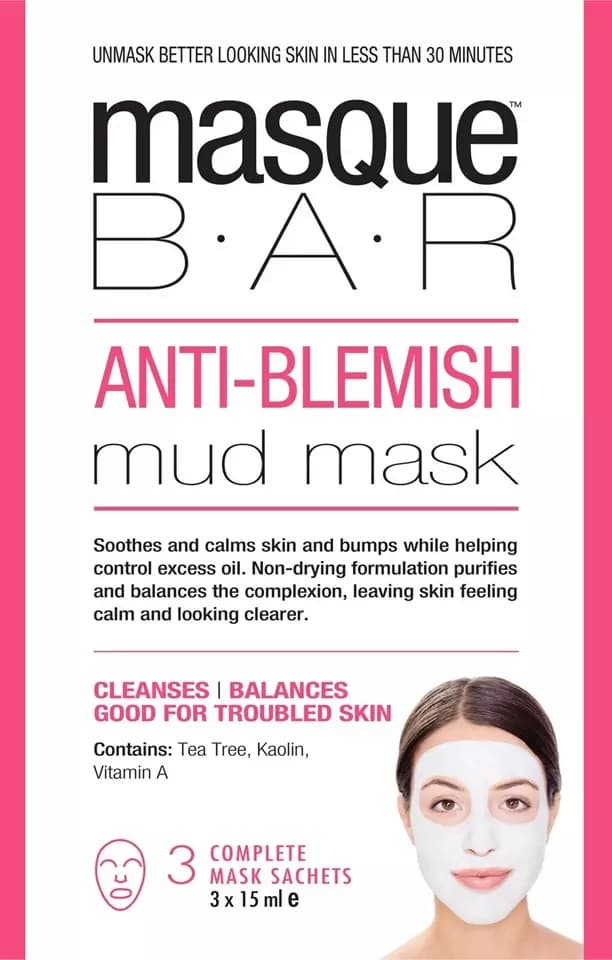 Masque BAR Anti Blemish Mud Mask 3x15 ml