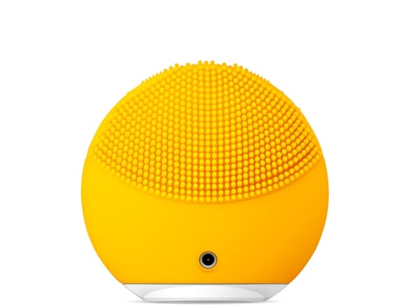 Foreo Luna Mini 2, Sykkivä, Keltainen, Kaikille ihotyypeille, Akku, Sisäänrakennettu akku, 80 mm