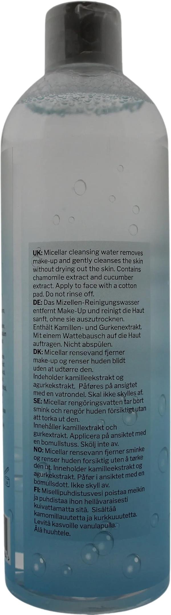 Micellar cleansing water (400 ml)