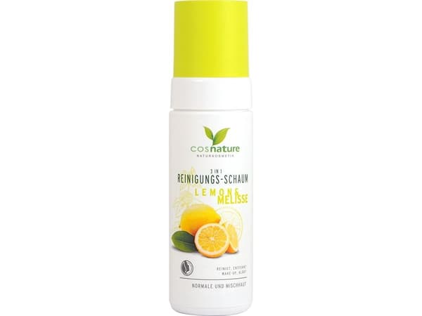 COSNATURE_Foaming Cleanser 3in1 luonnollinen puhdistusvaahto sitruunalla ja sitruunamelissalla 150ml