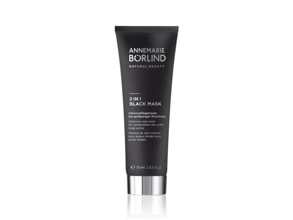 Annemarie Borlind 2 In 1 Black Mask - Dame - 75 ml